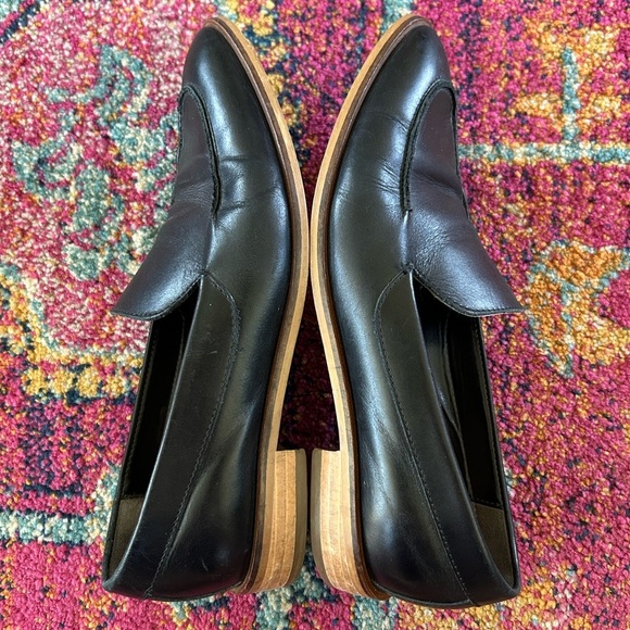 Everlane | Women’s black The Modern Loafer, pointed toe, stacked wood heel, 8.5 - Picture 5 of 16